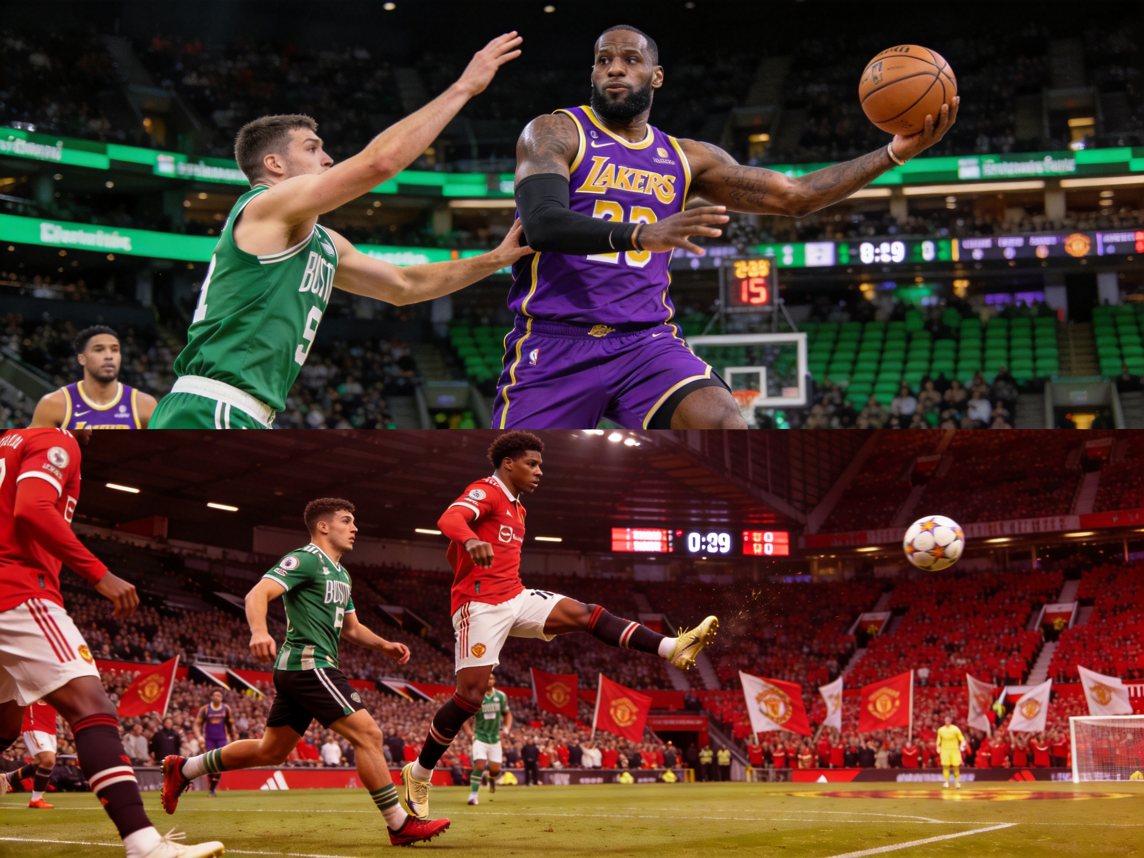 6686体育集锦：NBA湖人胜凯尔特人